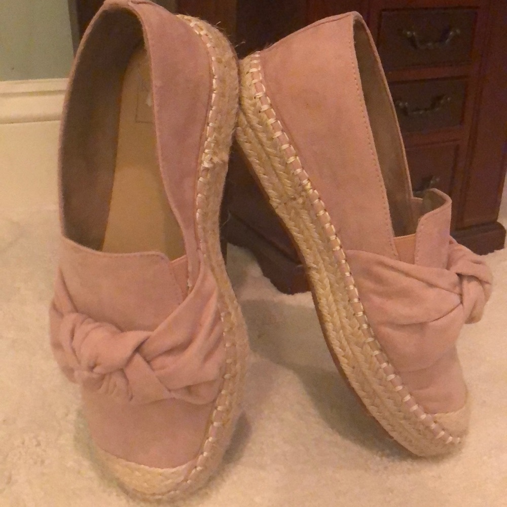 Suede espadrille